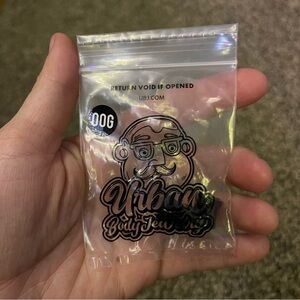 New Urban Body Jewelry 00g Black Acrylic Tunnels